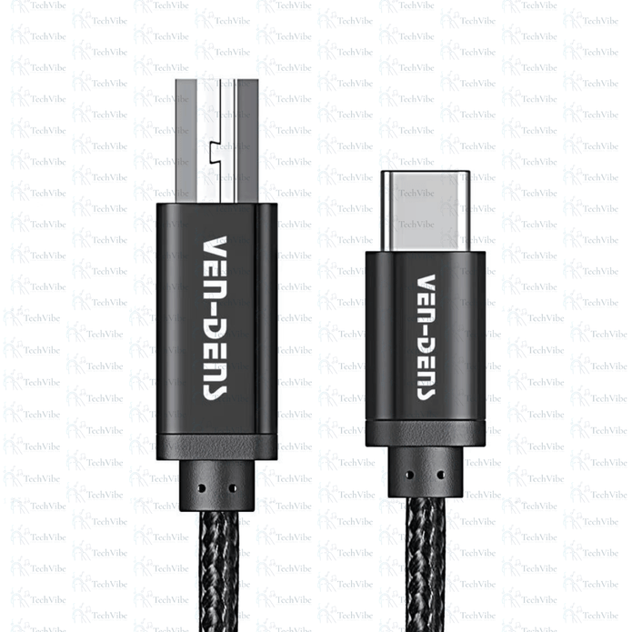 Ven - Dens Printer Cable Black (2 Meter) - TechVibe