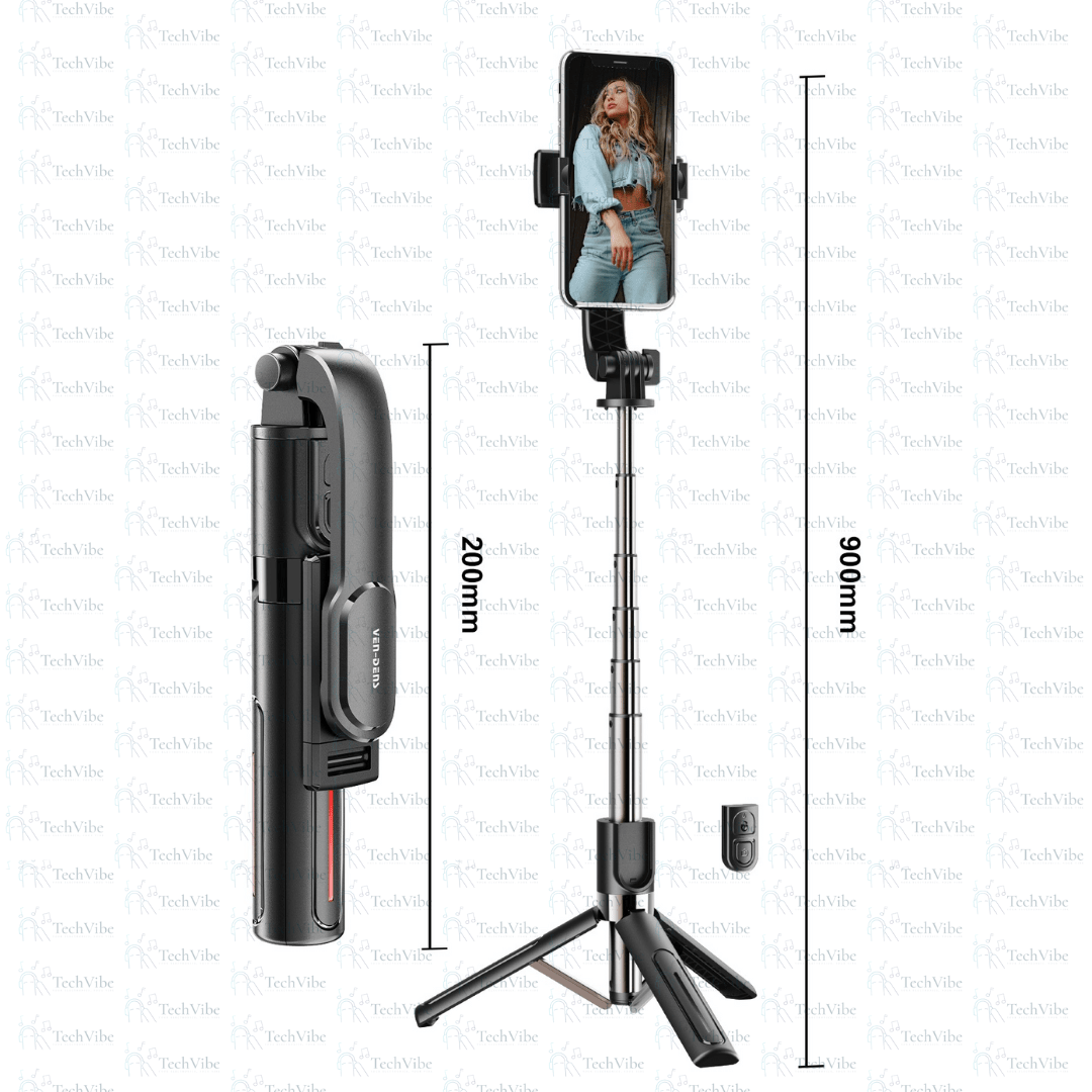 Ven - Dens Selfie Stick Anti - Shake Tripod - TechVibe