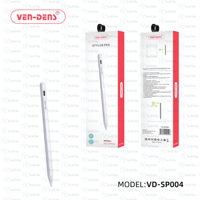 Ven - Dens Stylus Pen Support Both For Ios & Android Devices - TechVibe