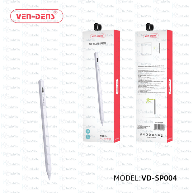 Ven - Dens Stylus Pen Support Both For Ios & Android Devices - TechVibe