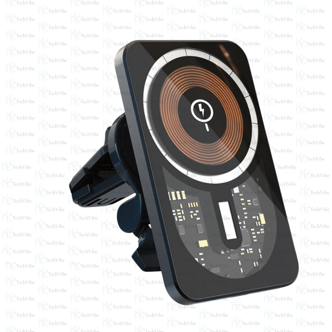 Ven - Dens Transparent Magnetic Car Charger Holder - TechVibe