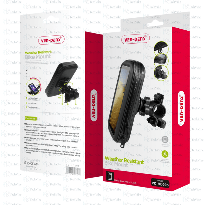 Ven - Dens Weather Resistant Bike Mount - TechVibe