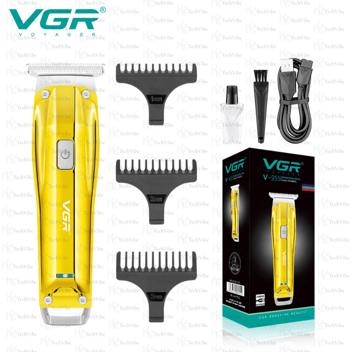 VGR Hair Trimmer For Men, Gold - TechVibe