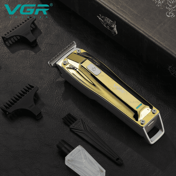 VGR Hair Trimmer For Men, Gold - TechVibe