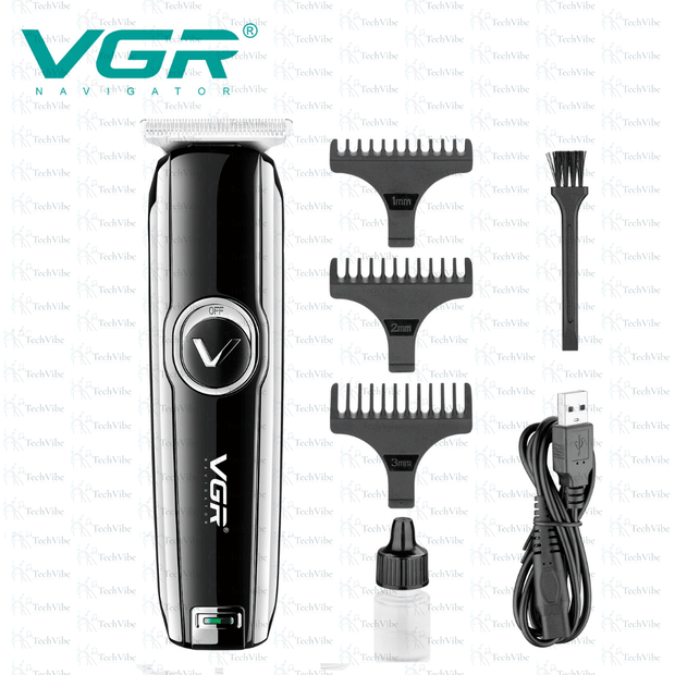VGR Professional Electric Hair Cutter For Men, Wireless Hair Cutting Machine, Rechargeable - TechVibe