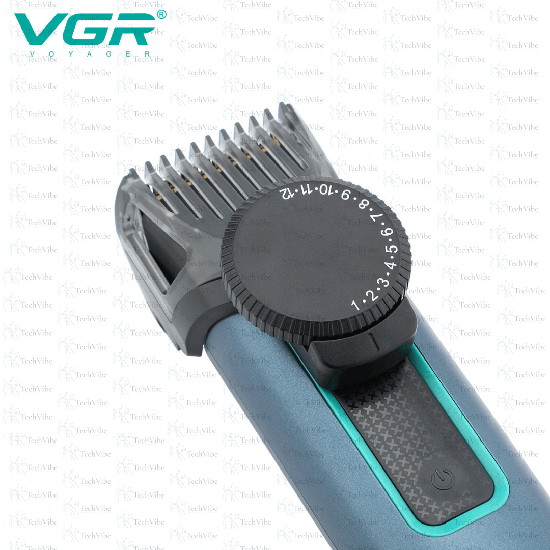 VGR Professional Hair Trimmer | Waterproof T - Blade Clipper For Men - TechVibe