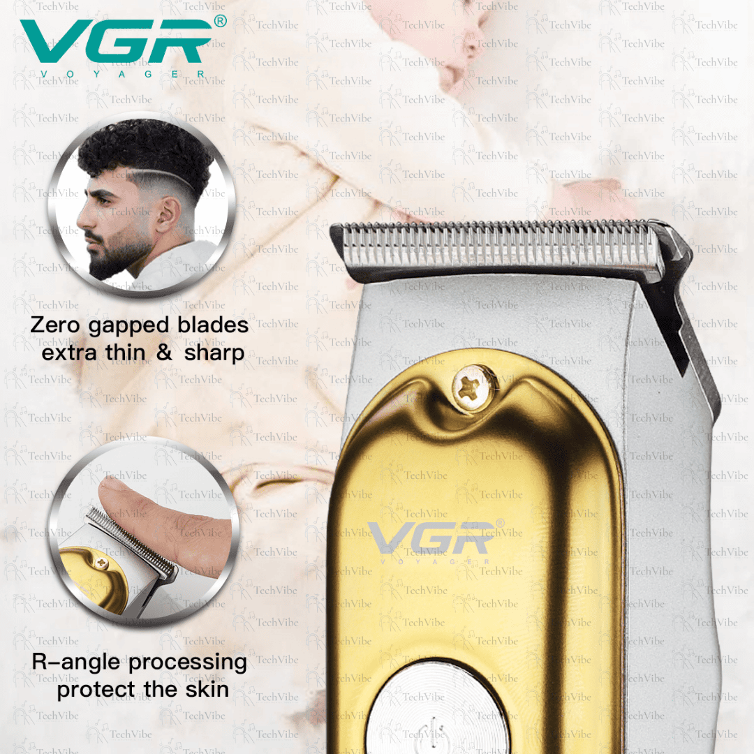 VGR Professional Multipurpose Beard And Hair Trimmer Electric Shaver Usb Charging Engraving Electric Machine - TechVibe