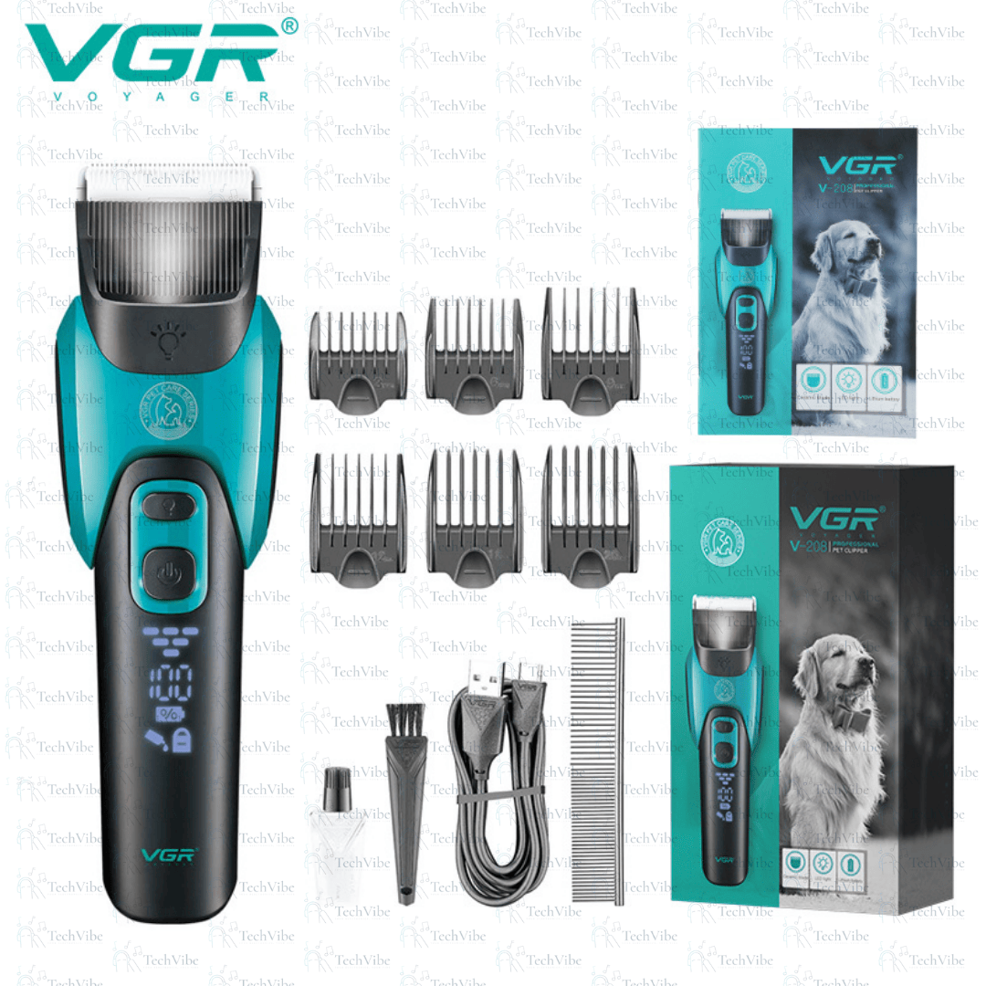 VGR Professional Pet Clipper For Dogs, Cats & All Animals - TechVibe