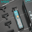 VGR Professional Waterproof Hair Trimmer | Ceramic Blade, Led Display & Usb Rechargeable - TechVibe