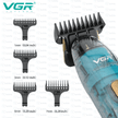 VGR Professional Waterproof Hair Trimmer | Ceramic Blade, Led Display & Usb Rechargeable - TechVibe