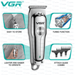 VGR Turbo Speed Dual Speed Zero Adjustable Cordless Professional Rechargeable Hair Trimmer Metal Barber - TechVibe