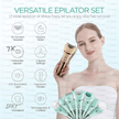 VGR Waterproof 7 In 1 Ladies Care Kit Hair Removal Kit Facial Massage Kit Epilator - TechVibe