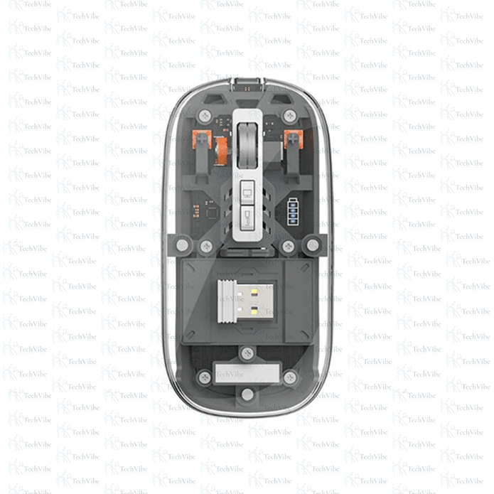 WIWU Crystal Transparent Magnetic Wireless Mouse - TechVibe