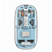 WIWU Crystal Transparent Magnetic Wireless Mouse - TechVibe