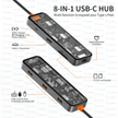 WIWU Transparent 5 In 1 Cyber Usb - C Hub - TechVibe