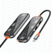 WIWU Transparent 5 In 1 Cyber Usb - C Hub - TechVibe
